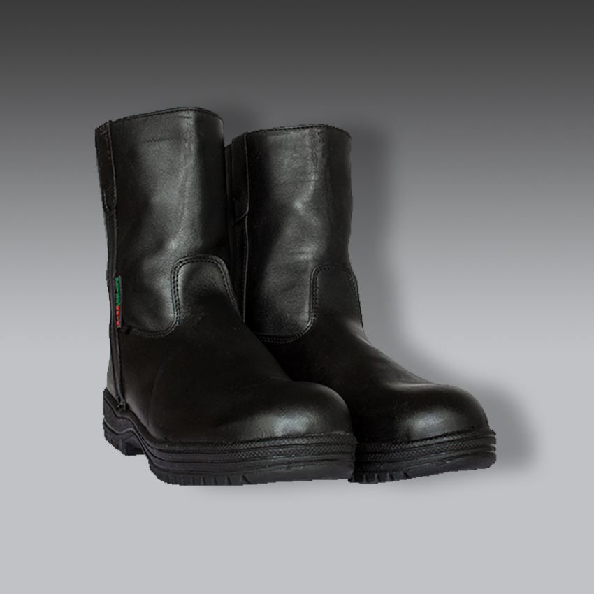 botas para la seguridad industrial bota roper poliamida negro modelo bota petroquim marca masther
