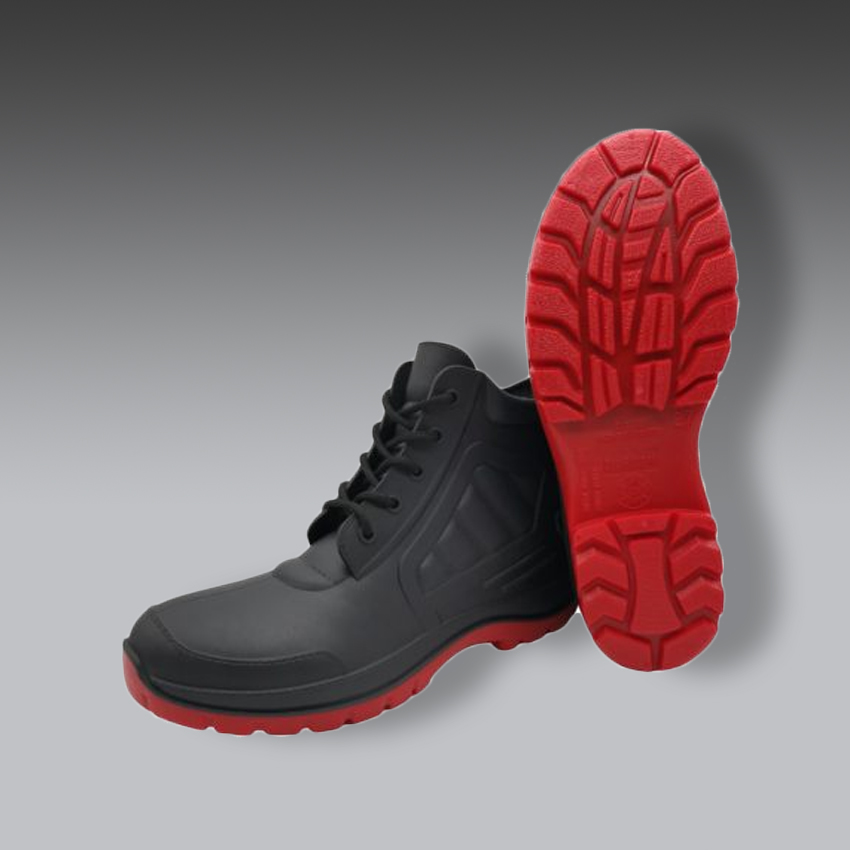 botas para la seguridad industrial ciclon rojo modelo ciclon marca duramil