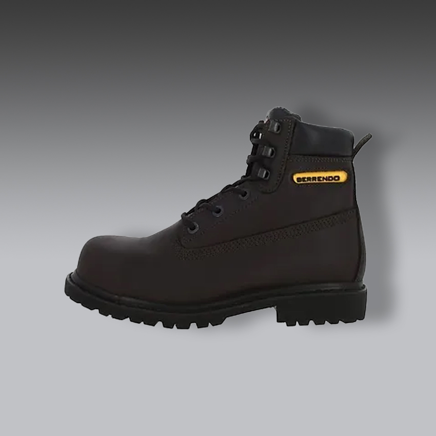 botas para la seguridad industrial de seguridad piel 124 unisex modelo 124 marca berrendo