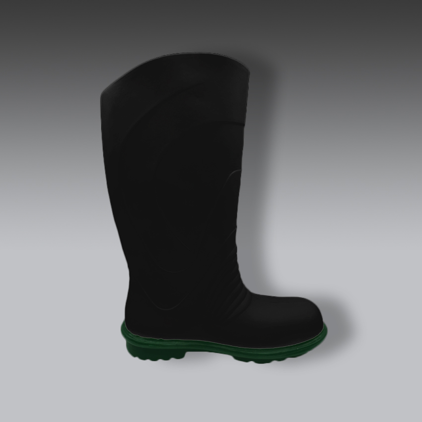 botas para la seguridad industrial maxlight anti slip negra modelo maxlight marca pro rubber
