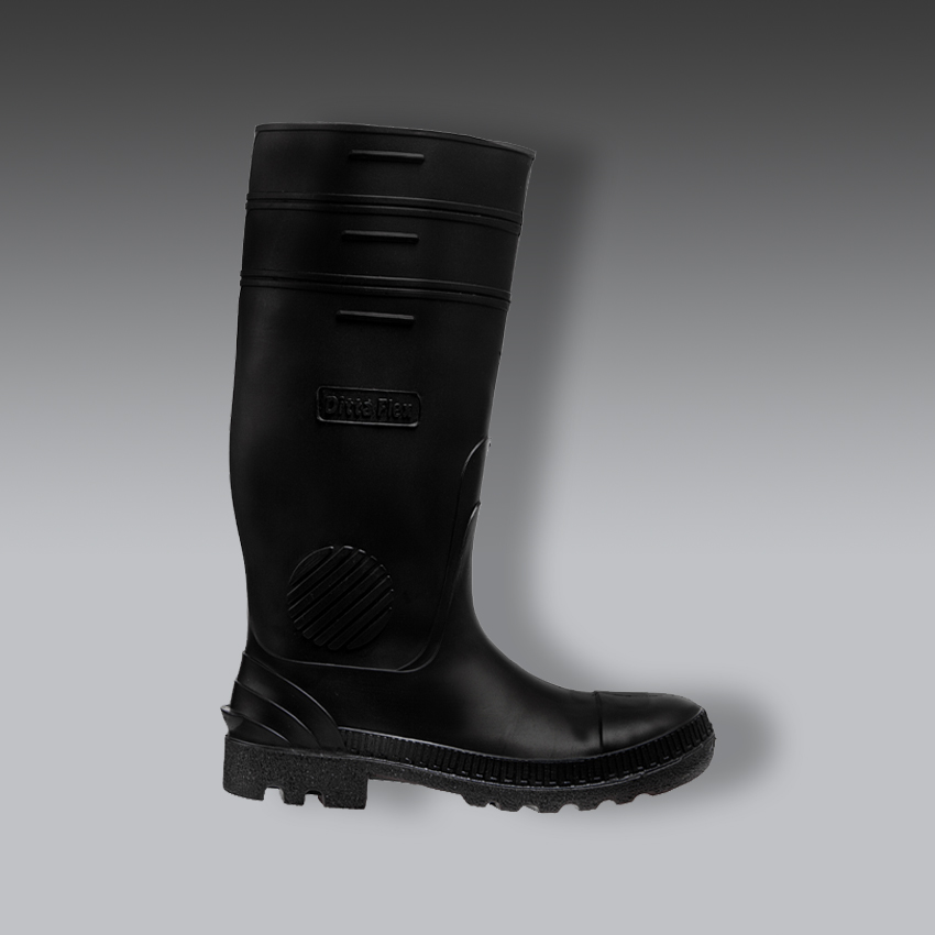 botas para la seguridad industrial power jardinera negra modelo 1040dc marca ditta