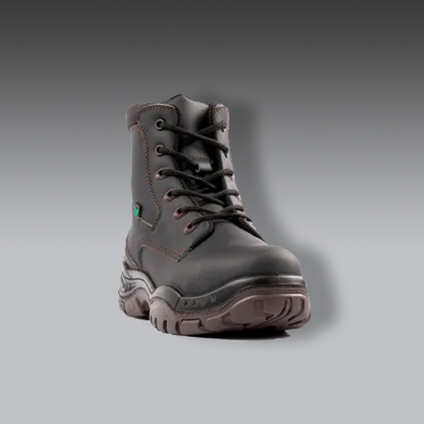 botas para la seguridad industrial wiz piel lisa negra modelo wizrklnbd marca borcegui